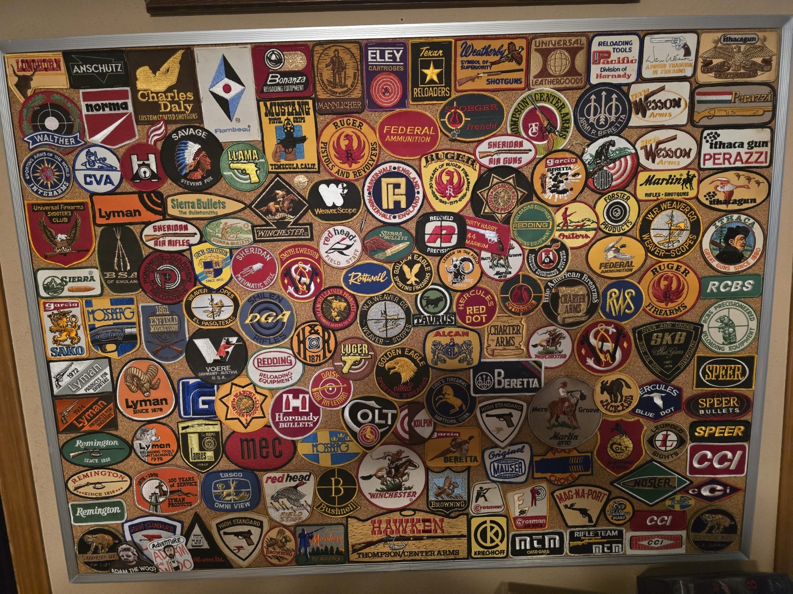 massive Vintage gun patch collection Some Rare Htf Instant Collection 