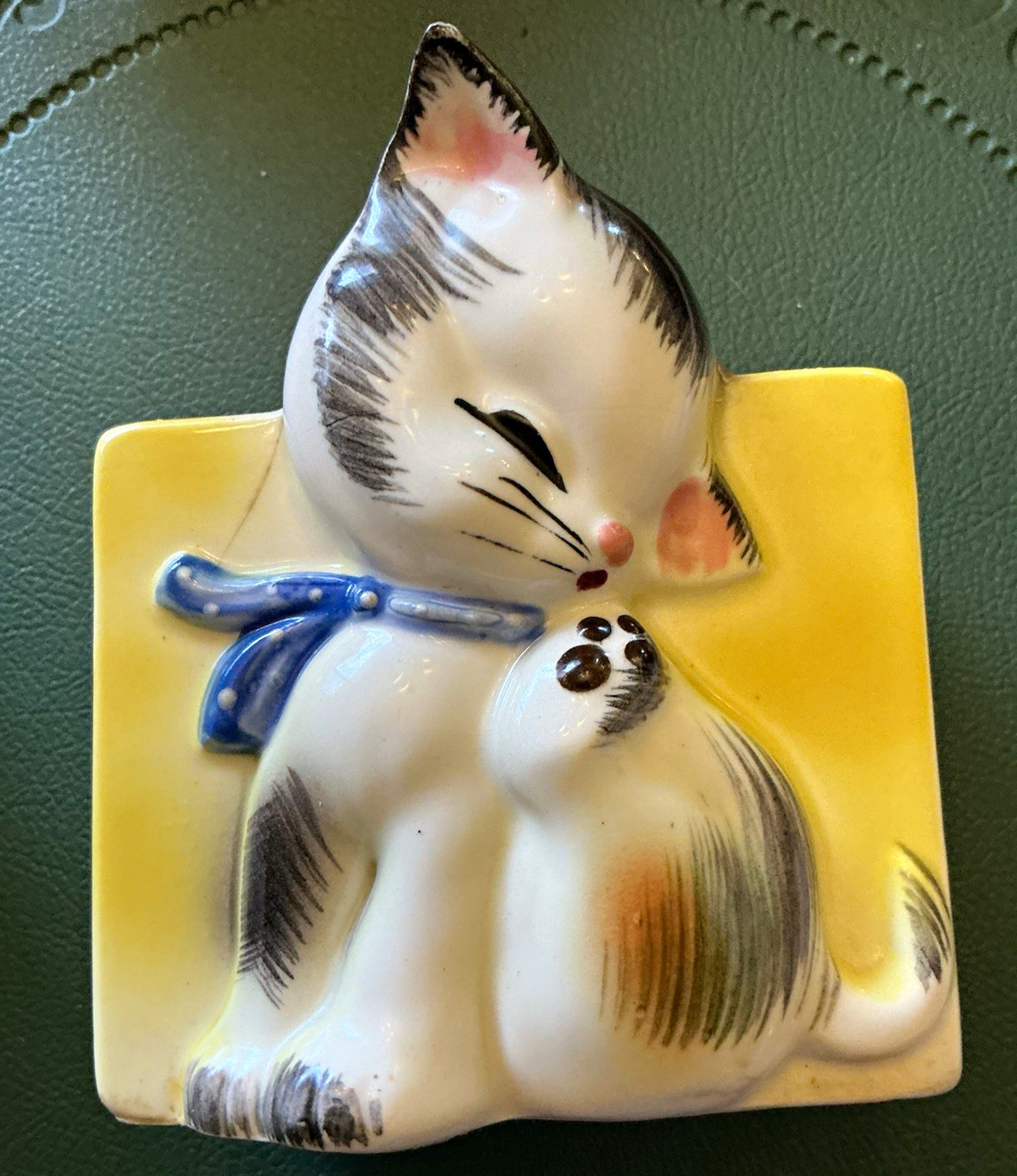1950’s Vintage Grantcrest Hand Painted Japan Porcelain Cat Planter 1950’s Vintage Grantcrest Hand Painted Japan Porcelain Cat Planter