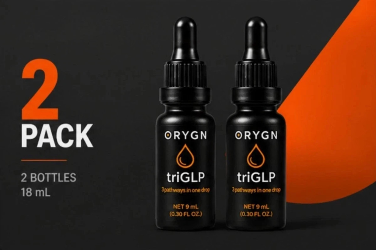 2X ORYGN TriGLP Natural Wellness Drops(Approximately 18 Days At 5-5 drops a Day)
