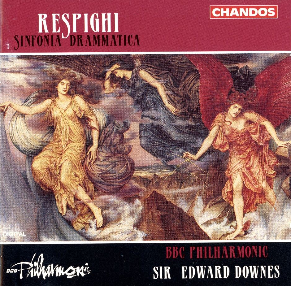 Respighi: Sinfonia Drammatica; Edward Downes - BBC Phil (CD, 1993, Chandos)
