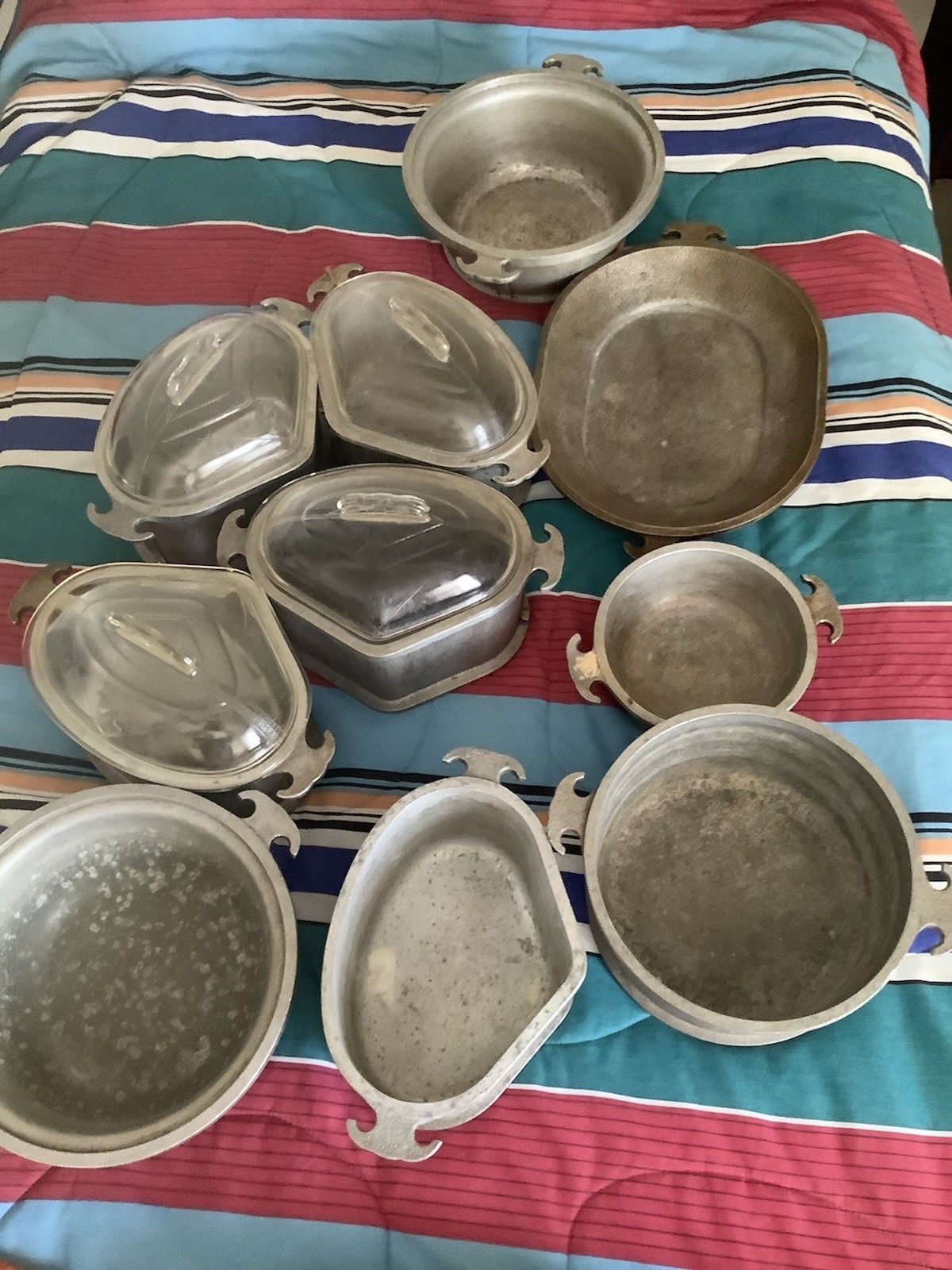 Vintage Guardian Service Ware Aluminum (10) Pieces