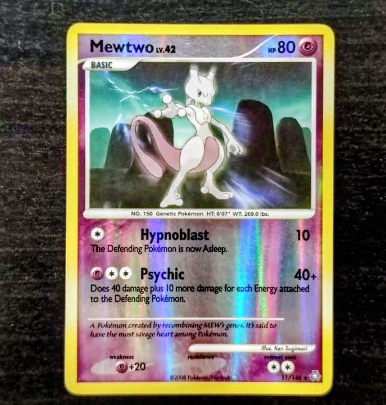 Pokemon TCG Mewtwo 11/146~2008 Legends Awakened Reverse Holo Rare. Unplayed Cond Pokemon TCG Mewtwo 11/146~2008 Legends Awakened Reverse Holo Rare. Unplayed Cond