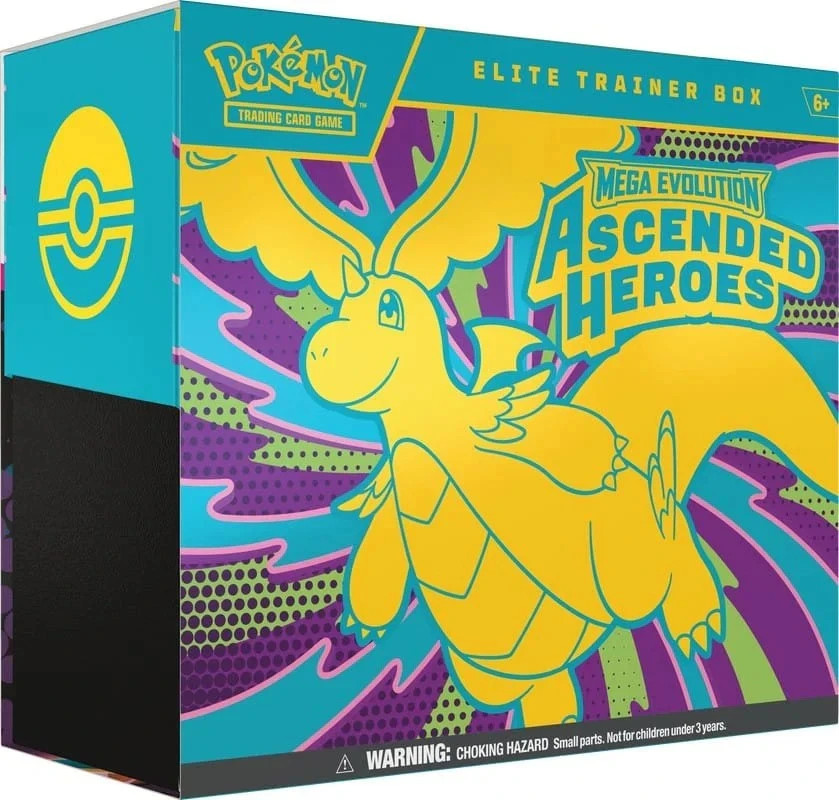 Pokemon TCG: Ascended Heroes ME2.5 Factory Sealed Elite Trainer Box