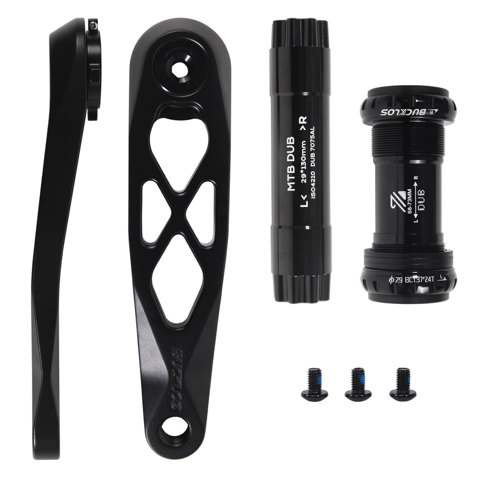 BUCKLOS Enduro Mountain Bike Crank 170mm DUB 29mm Boost BB68/73mm Direct Mount