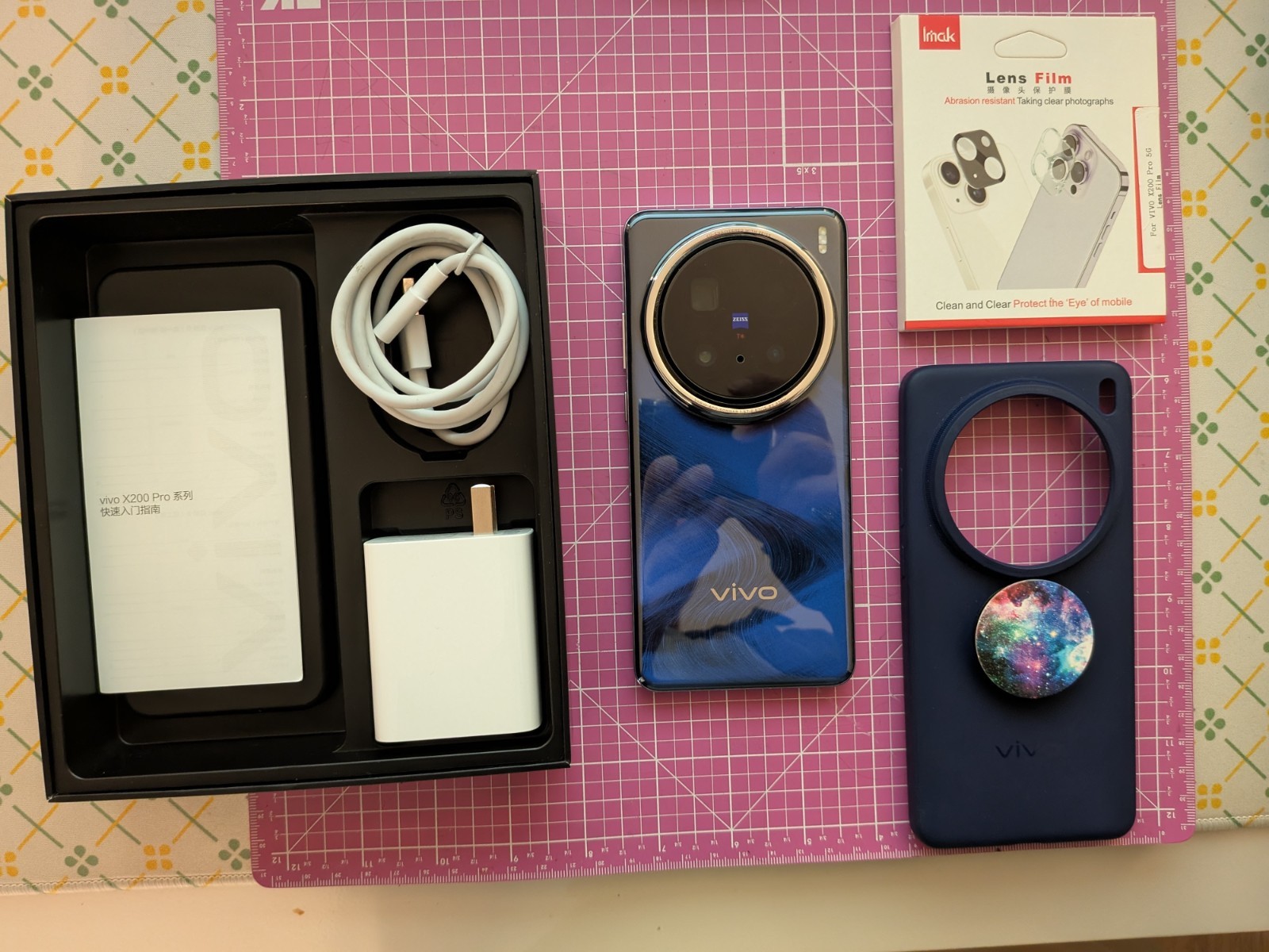 VIVO X200 Pro 5G Unlocked 6.78in 256GB 50MP Camera Origin OS Mint