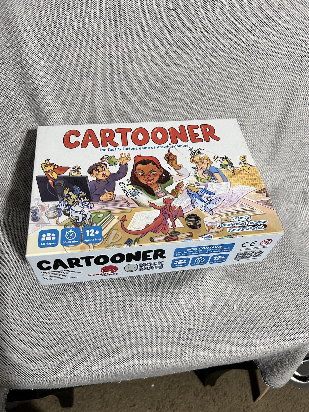 Japanime Games Cartooner: The Fast & Furious Game of Drawing Comics Board Game