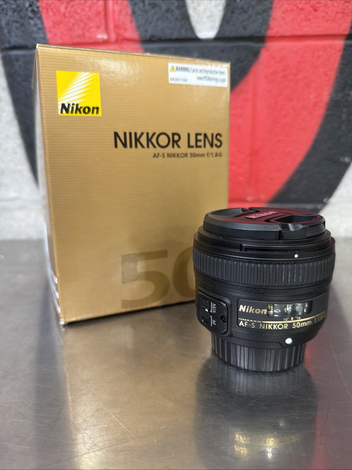 Nikon AF-S FX Nikkor 50mm f/1.8G Auto Focus Lens