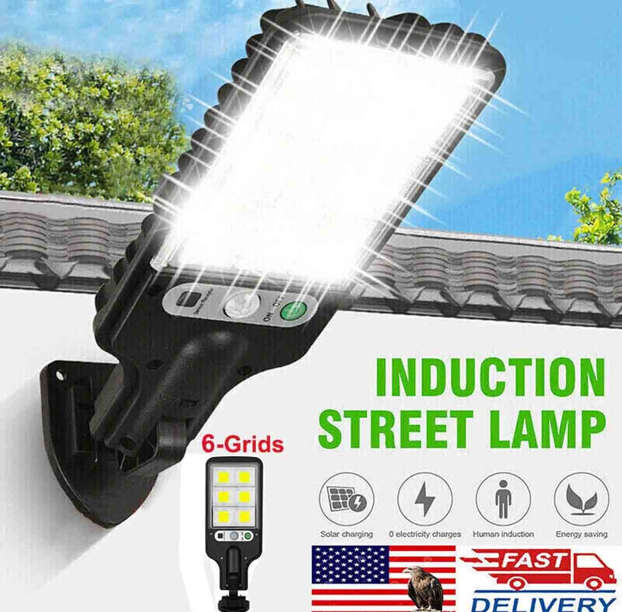 Solar Light Lampara Luces Focos Solares Exterior Luz Led de Jardin Patio Sensor
