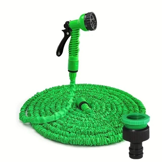 25 50 100ft HEAVY DUTY 3X Stronger Deluxe Expandable Flexible Garden Water Hose