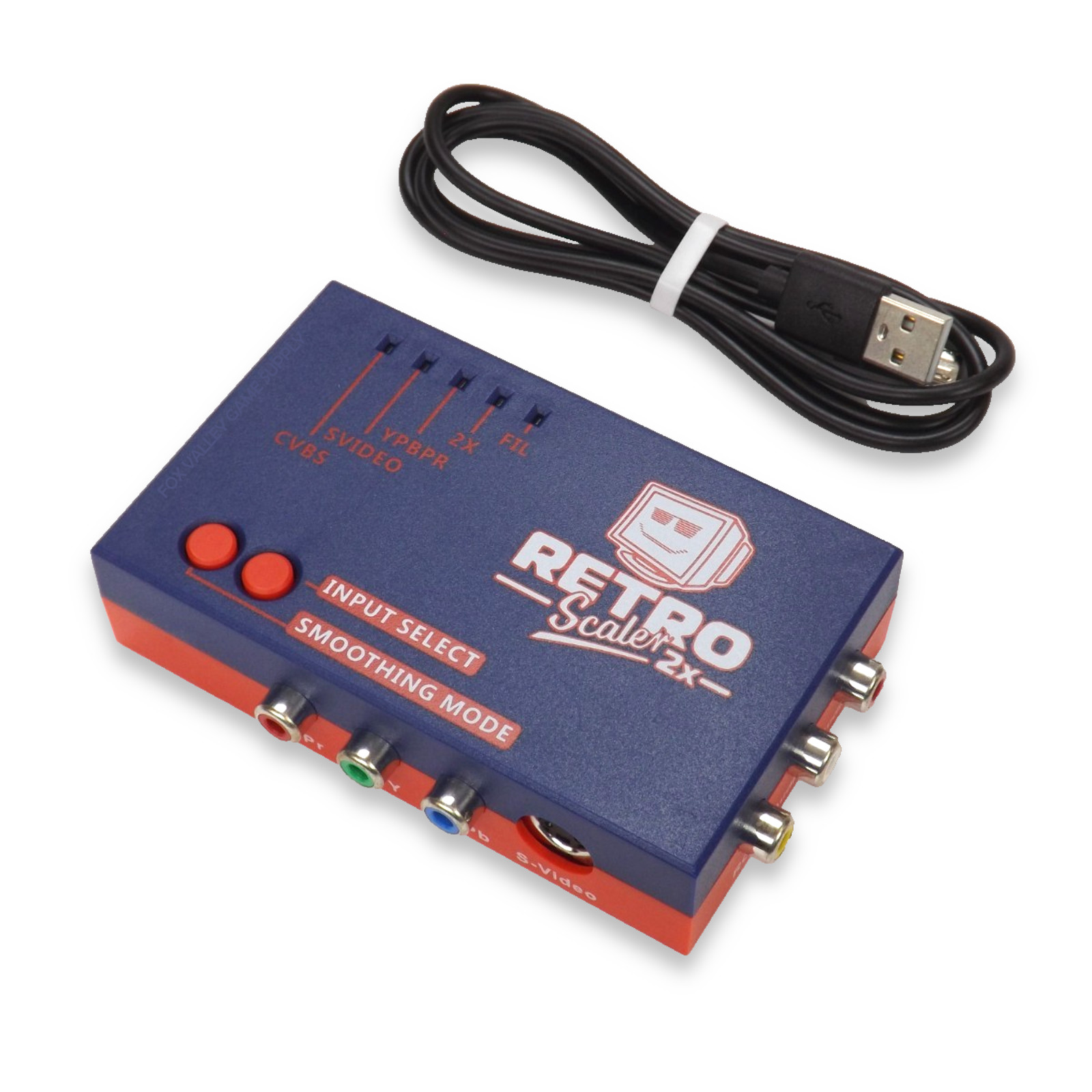 RetroScaler 2x AV to HDMI Upscaler Converter for Retro Consoles PS2 N64 SNES