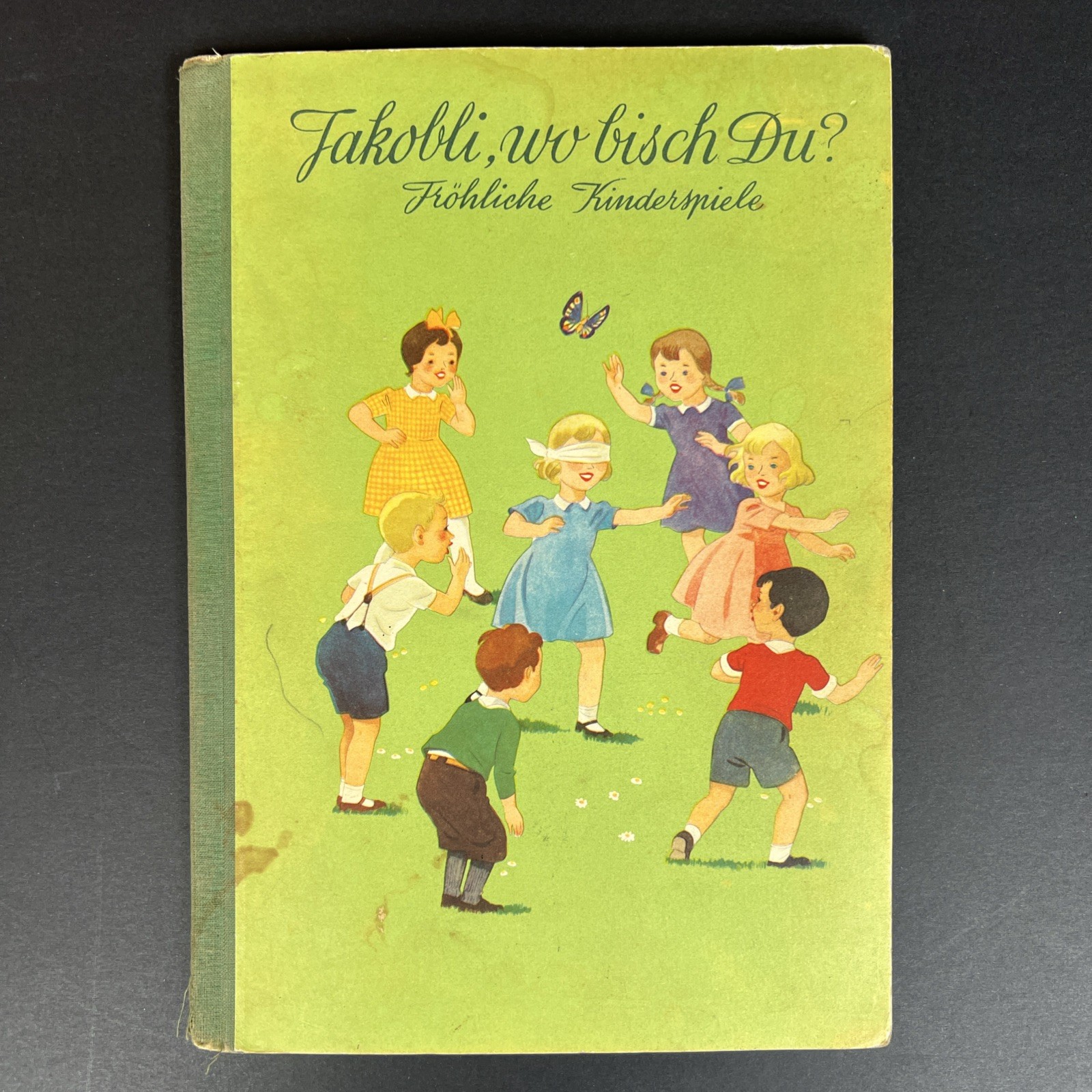 VTG 1951 Jakobi Wo Bisch Du? Swiss German Children’s Games Illustrated Book