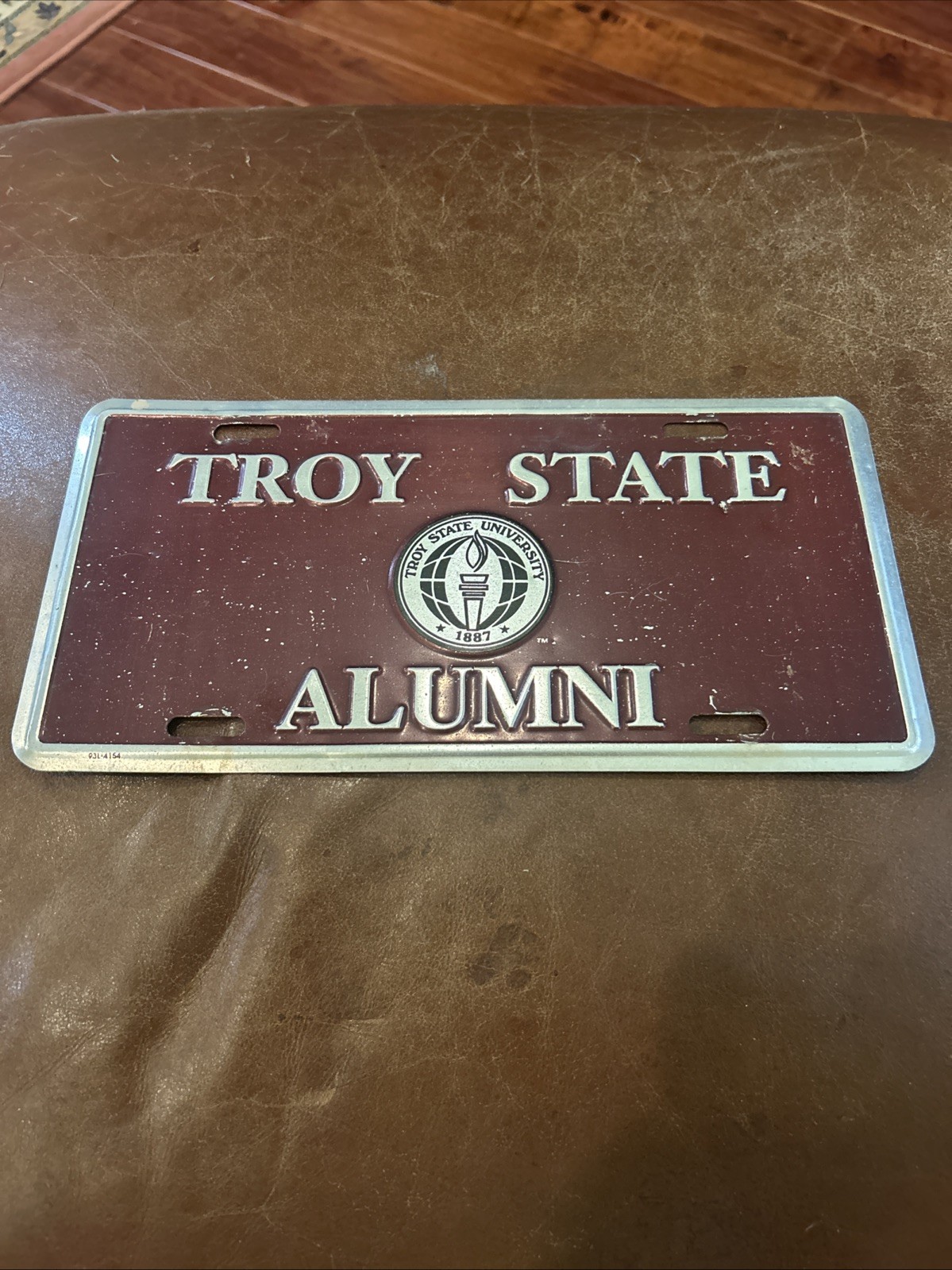 Vintage Troy State University Alumni License Plate Vintage Troy State University Alumni License Plate