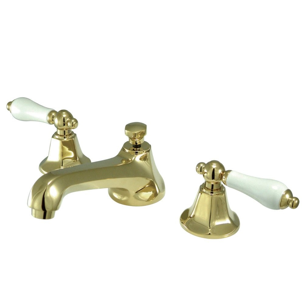 Kingston Brass KS4462PL , Polished Brass, 8-Inch Adjustable Center