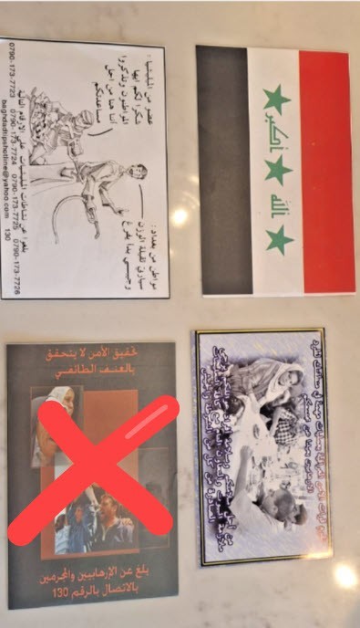 x3 American Iraq Afghanistan Propaganda Leaflets enduring freedom Army Navy Air