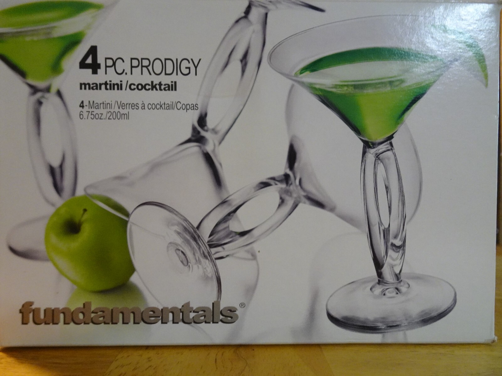 LIBBEY Prodigy Martini Cocktail Glasses 6.75 oz Fundamentals Box Set/4 NEW LIBBEY Prodigy Martini Cocktail Glasses 6.75 oz Fundamentals Box Set/4 NEW
