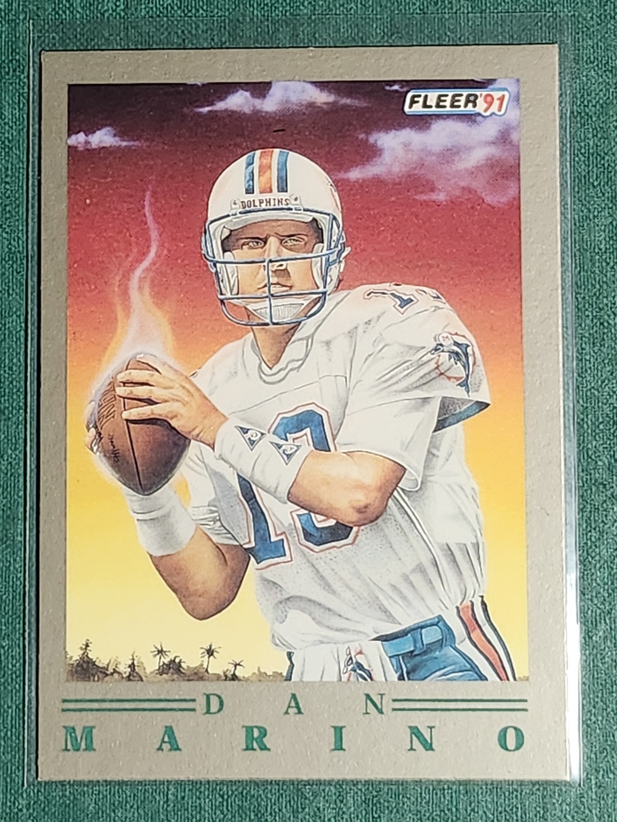 1991 Fleer Dan Marino Pro Visions #5 Miami Dolphins