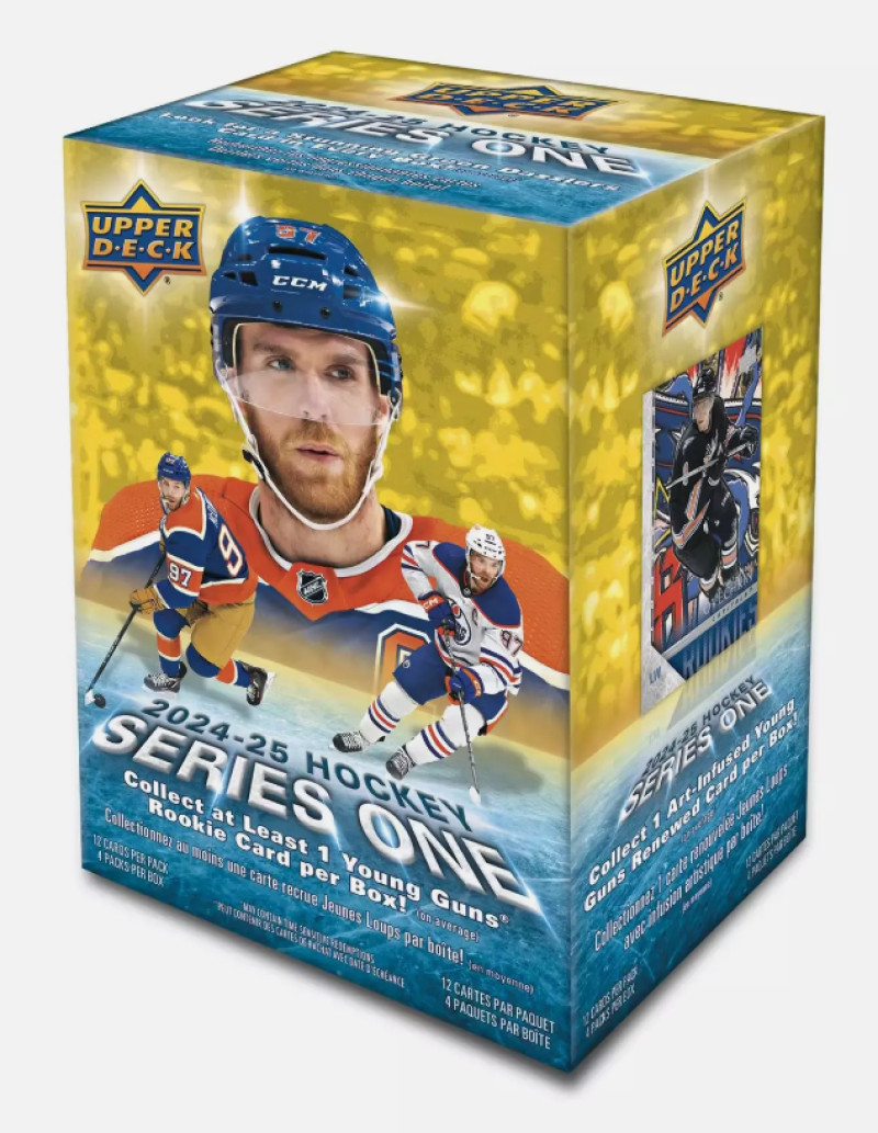 2024-25 NHL UPPER DECK SERIES ONE 1 Hockey Factory Sealed Blaster Box 48 Cards