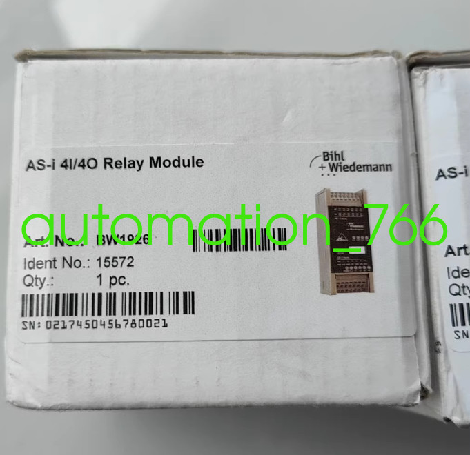 1PCS Bihl+Wiedemann BW1926 Brand new AS-i 4l/40 Relay Module Via Fedex or DHL