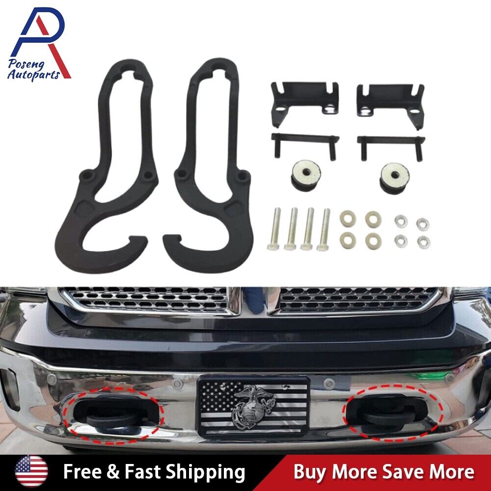Upgrated Front Tow Hook For 2009-2018 Dodge Ram 1500 Replace 82210967 68196982AA