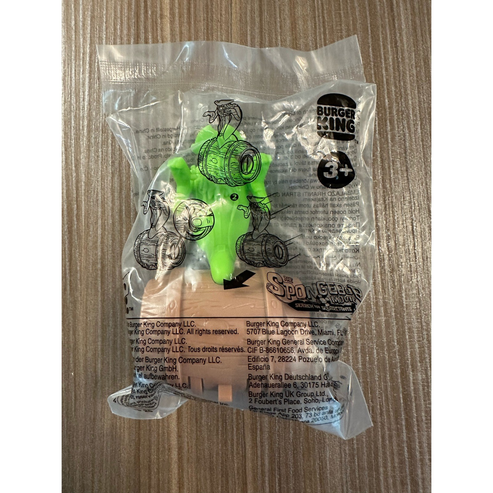 Burger King SpongeBob Movie 2025 Flying Dutchman Toy New Sealed Kids Meal Figure Burger King SpongeBob Movie 2025 Flying Dutchman Toy New Sealed Kids Meal Figure