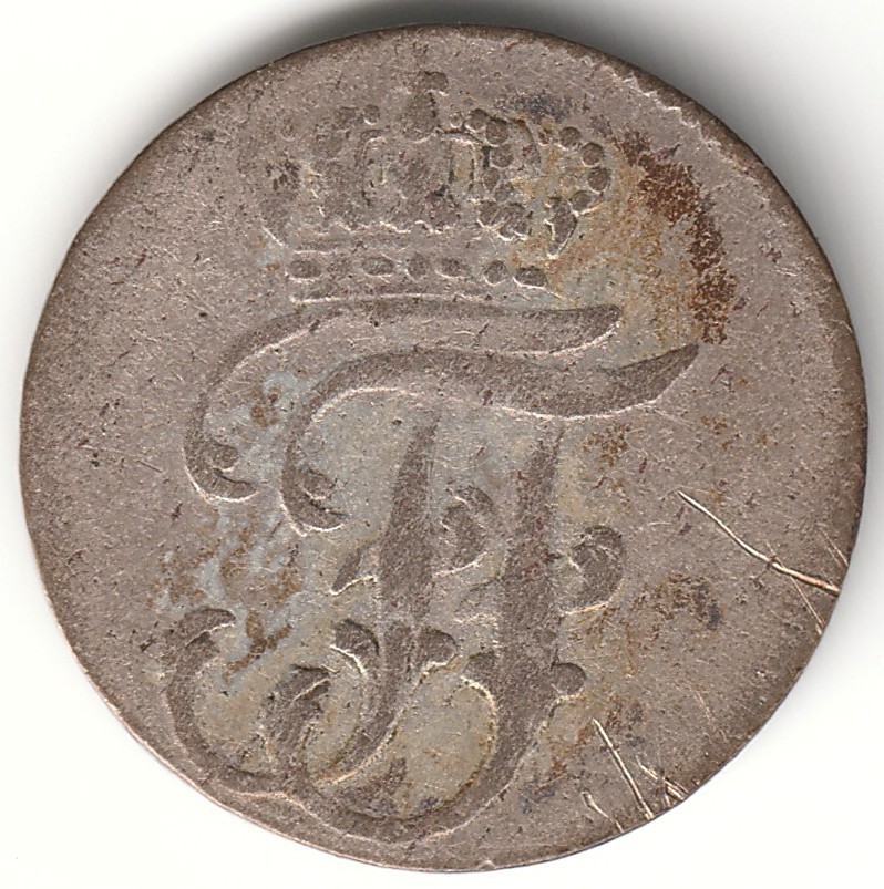1803 German States Mecklenburg-Schwerin Schilling Silver Nice 