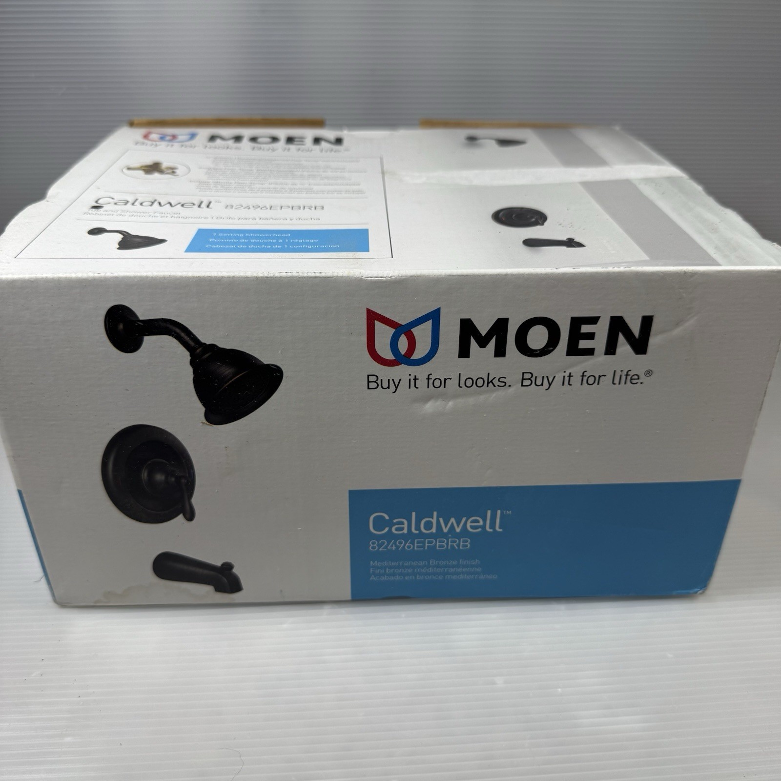 Moen Caldwell 82496EPBRB Tub & Shower Faucet Kit Mediterranean Bronze