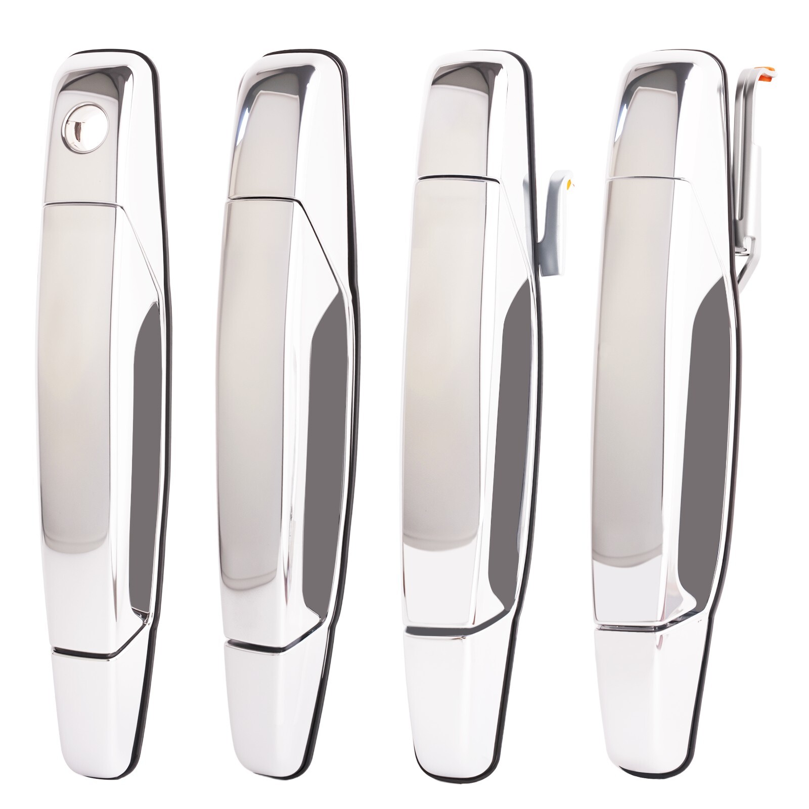 4Pcs Exterior Door Handle Chrome For 2007-2014 Chevrolet GMC Cadillac 20828238