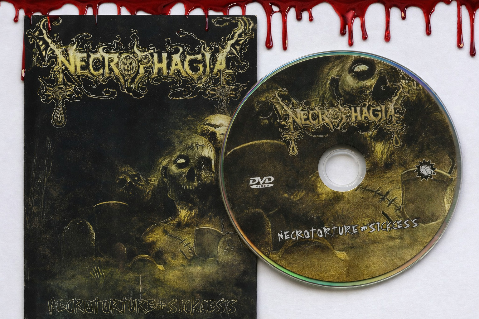 Necrophagia Necrotorture Sickcess (DVD 2005) Death Metal Killjoy RIP Live Show