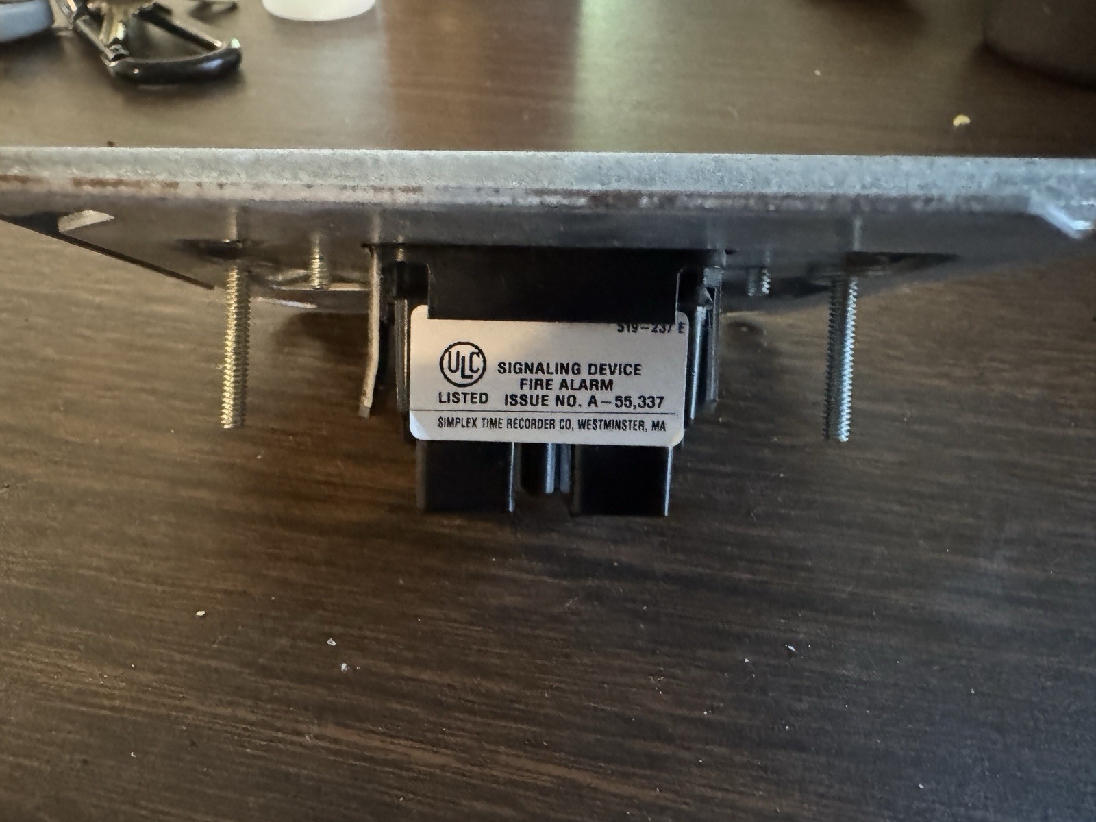 Simplex Supervised Individual Addressable Module w/ mounting plates for 1900 box