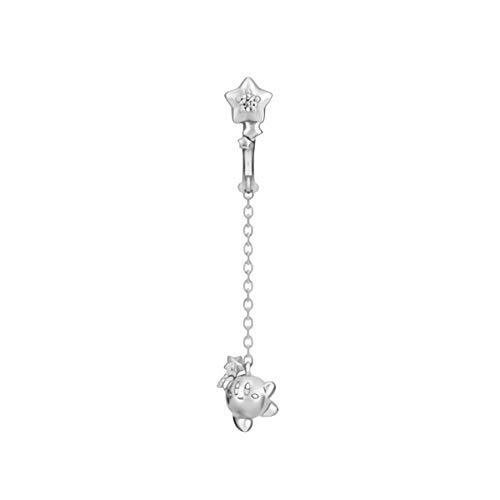 (ONLY One ear) U-TREASURE Earrings Kirby & Starlight Friends Silver Women
