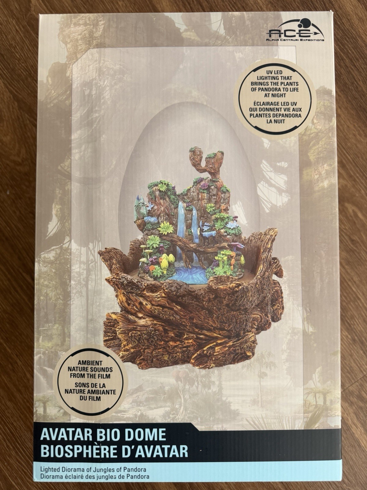 New Disney Parks Avatar Bio Dome Lighted Diorama UV LED New in Box Pandora Rare