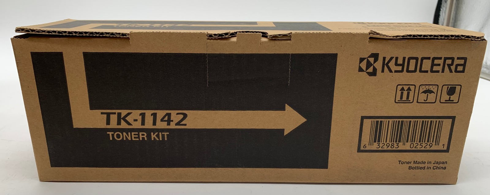 Genuine Kyocera TK-1142 (1T02ML0US0) Black Toner Cartridge, TK1142, OEM