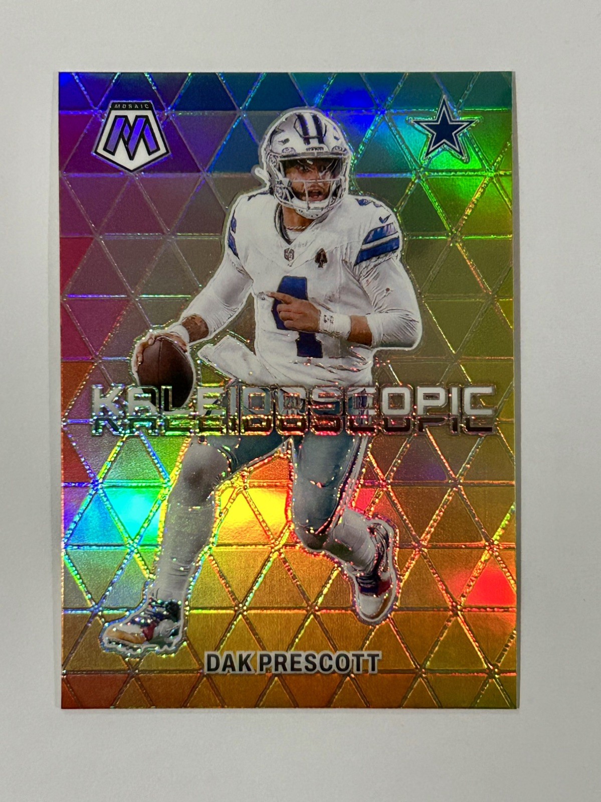 2024 Panini Mosaic Kaleidoscopic Dak Prescott #10 Dallas Cowboys Case Hit SSP 2024 Panini Mosaic Kaleidoscopic Dak Prescott #10 Dallas Cowboys Case Hit SSP
