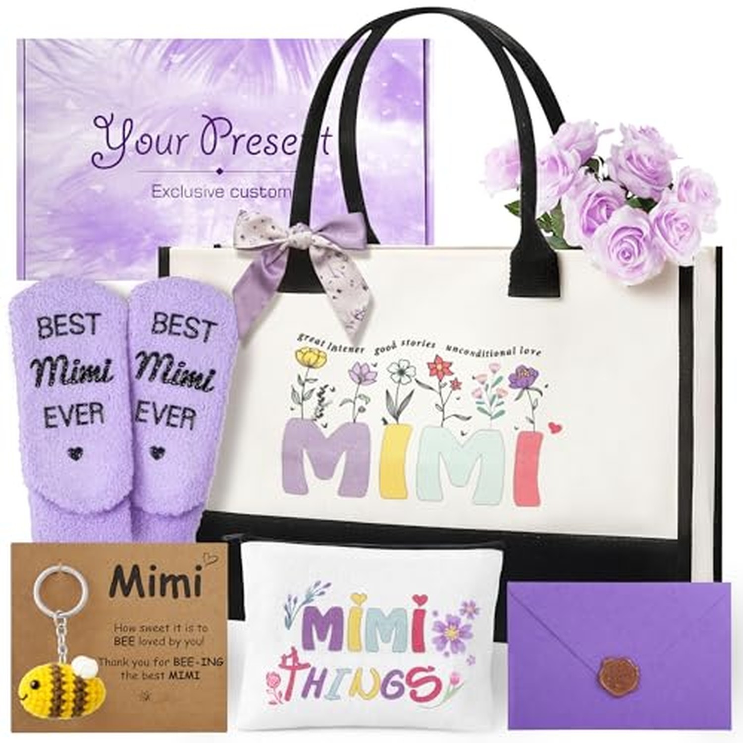 Trinckle 8Pcs Gifts for Nurse, Mimi Birthday Gift for Appreciation Birthday