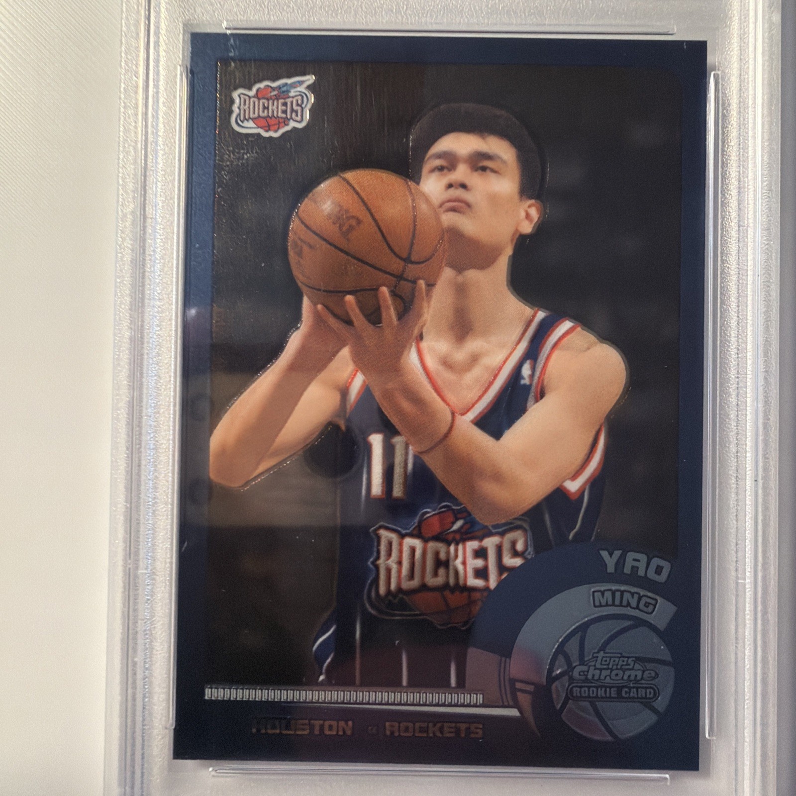 Yao Ming 2002 Topps Chrome CHINESE Rookie RC #146 PSA 10 Gem Mint ROCKETS