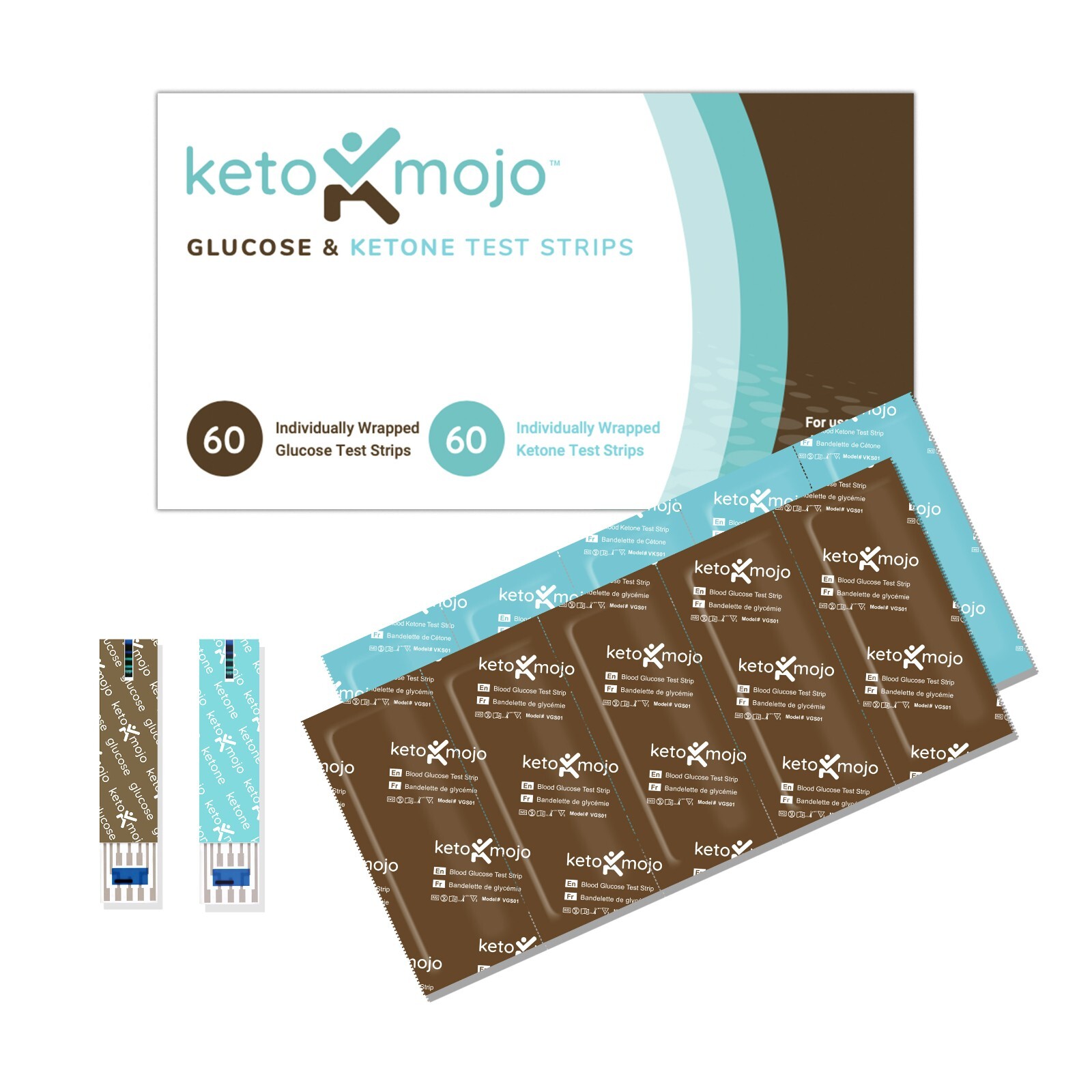 Keto-Mojo GK+ COMBO Test Strips 60 Glucose & 60 Ketone-Official Company Listing Keto-Mojo GK+ COMBO Test Strips 60 Glucose & 60 Ketone-Official Company Listing