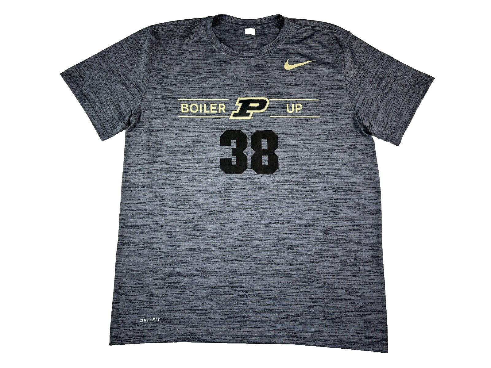 Nike Purdue Boilermakers #38 Brennan Thieneman Team Issued T Shirt Mens L Grey Nike Purdue Boilermakers #38 Brennan Thieneman Team Issued T Shirt Mens L Grey