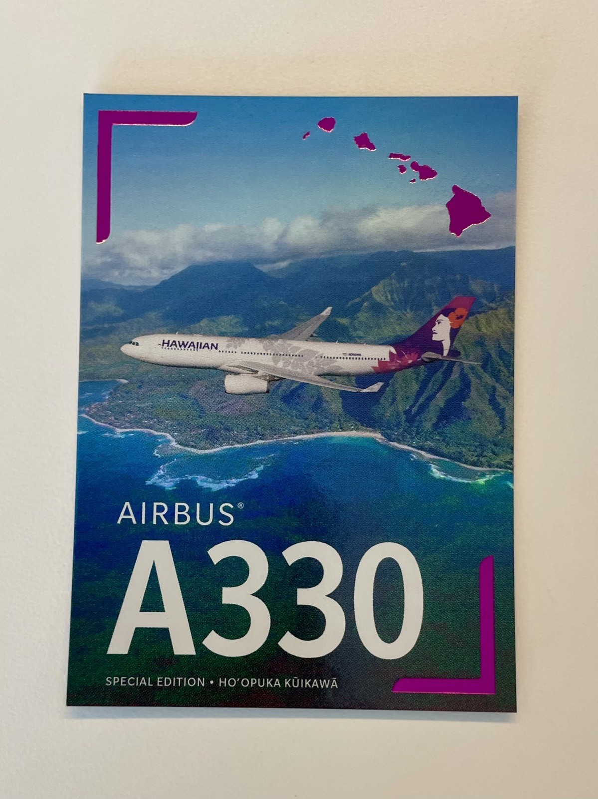 2026 Hawaiian Airlines Pilot Trading Card A330-243 Special Edition /20000 2026 Hawaiian Airlines Pilot Trading Card A330-243 Special Edition /20000