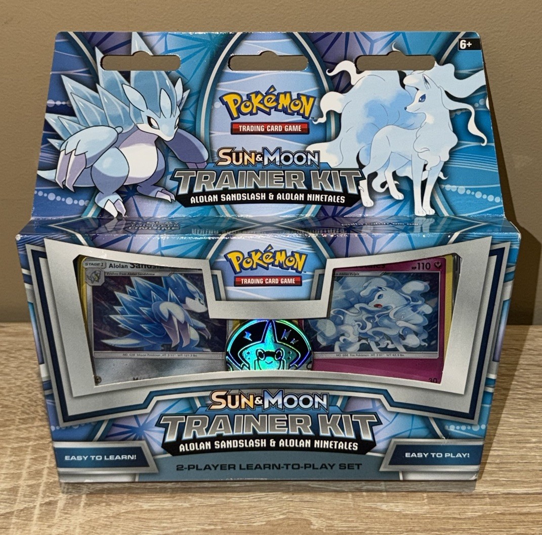 Pokémon TCG Sun & Moon Trainer Kit Alolan Sandslash & Alolan Ninetales Sealed