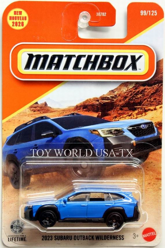2026 Matchbox #99 MBX Adventure 2023 Subaru Outback Wilderness 2026 Matchbox #99 MBX Adventure 2023 Subaru Outback Wilderness