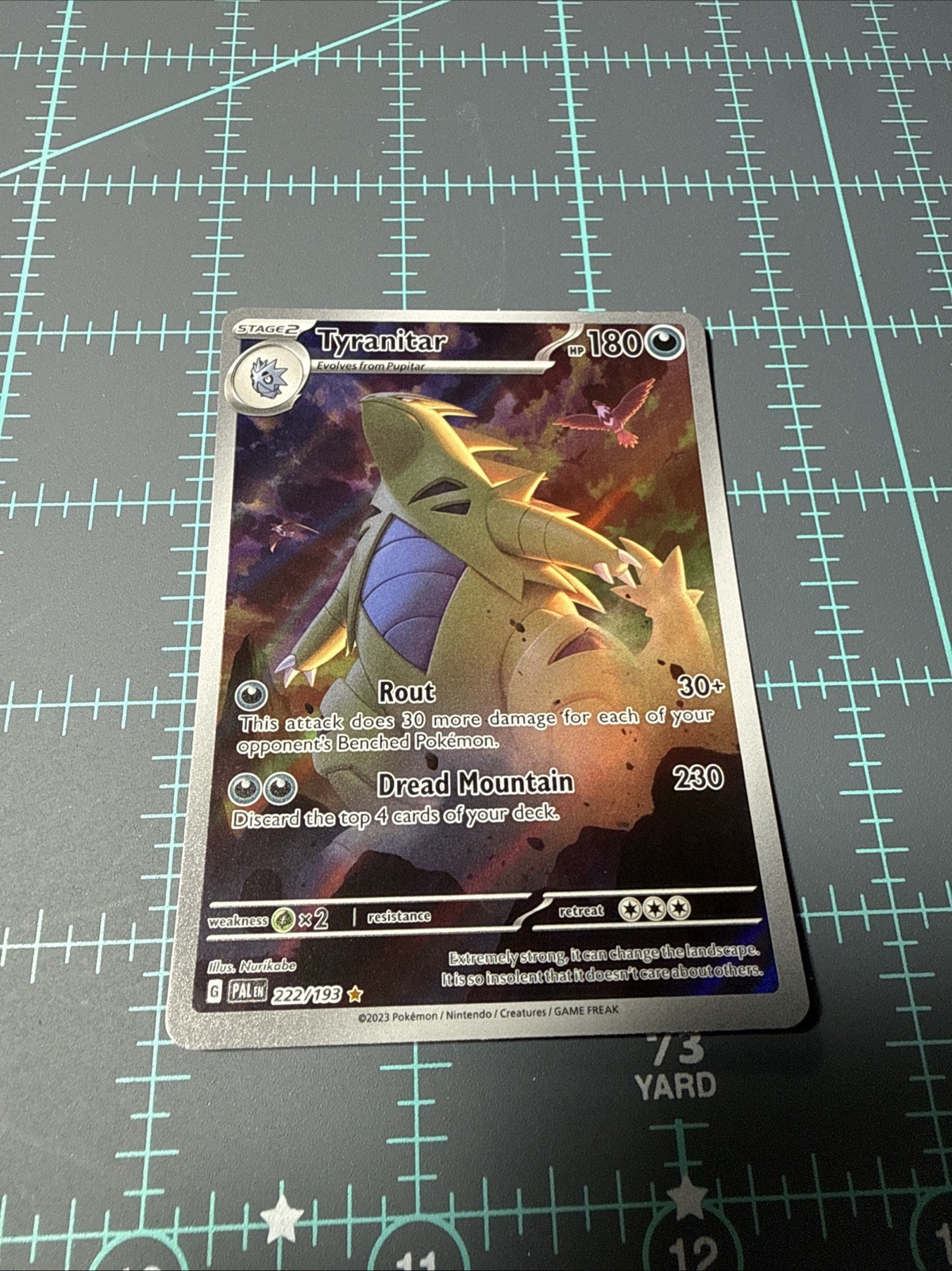 Tyranitar 222/193 Paldea Evolved Illustration Rare Pokemon NM/M