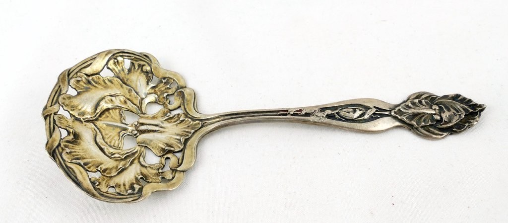 Rare Antique George E. Shiebler & Co Sterling Silver Ornate Spoon