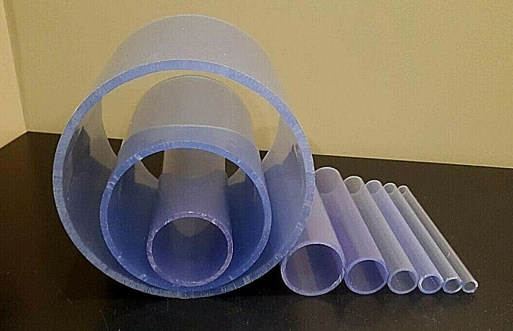 Any Size Diameter Clear PVC Pipe 1/2\ Any Size Diameter Clear PVC Pipe 1/2\