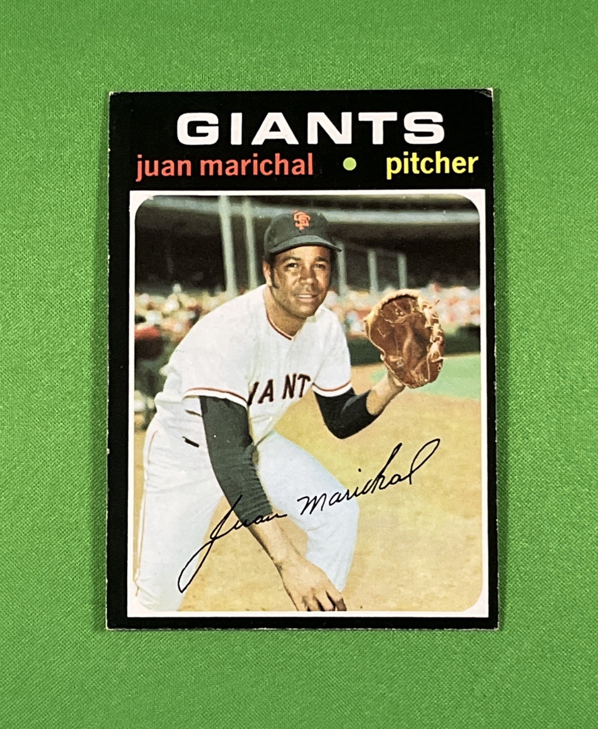 Topps 1971 Topps Juan Marichal #325 San Francisco Giants Base Set Card Topps 1971 Topps Juan Marichal #325 San Francisco Giants Base Set Card