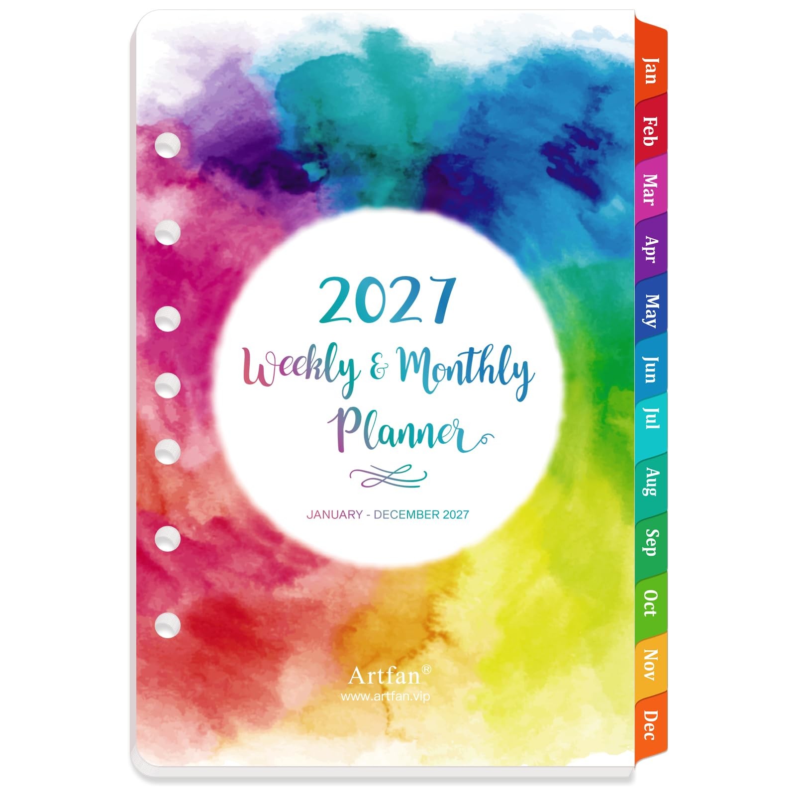 2027 Planner Refills, 2027, 5.5\