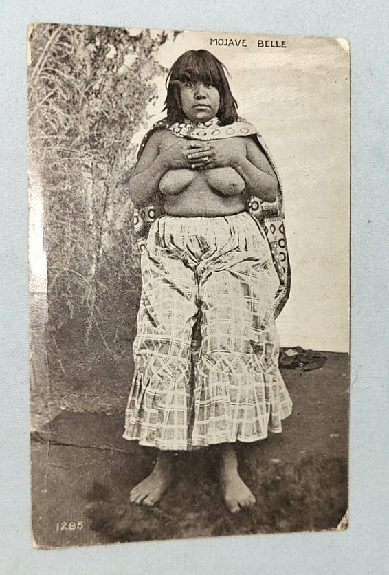 Vintage Postcard Mojave Belle Indian Girl