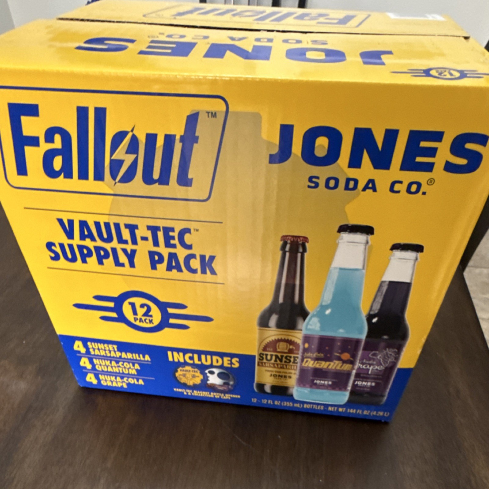 Jones Soda Co. Vault-Tec Supply Pack Fallout Limited Edition Vault Boy MPN L2202 Jones Soda Co. Vault-Tec Supply Pack Fallout Limited Edition Vault Boy MPN L2202