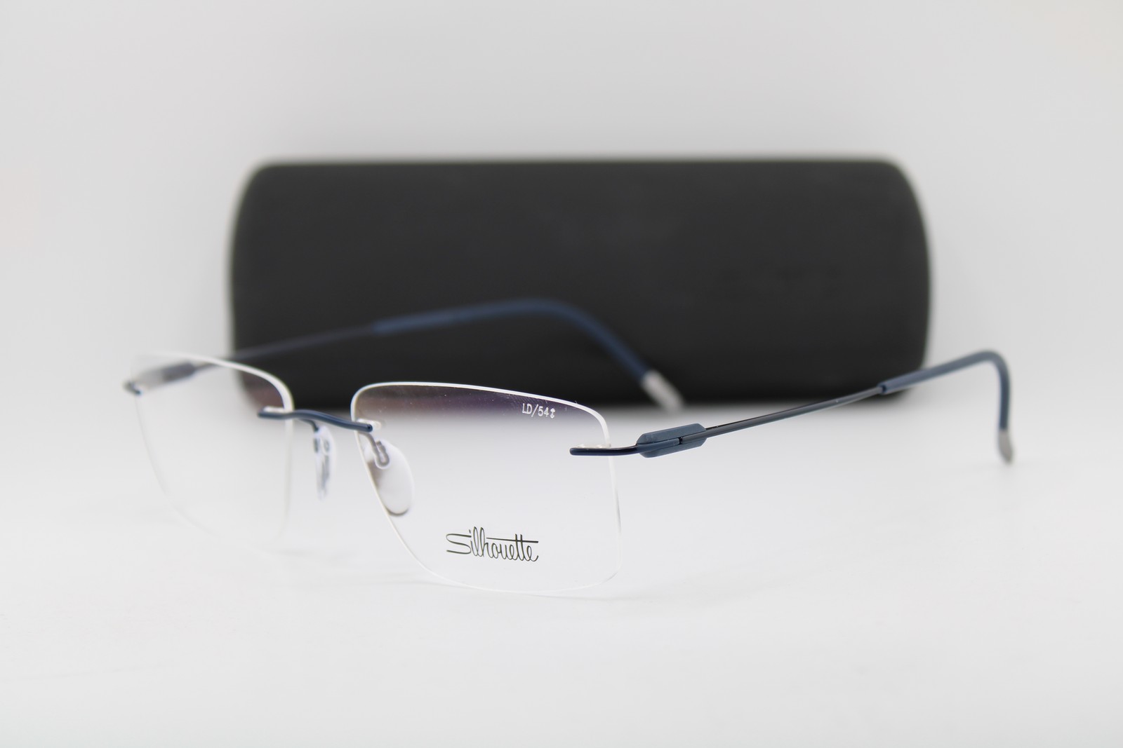 NEW SILHOUETTE 5561 LD 4540 BLUE TITANIUM AUTHENTIC EYEGLASSES 54-17