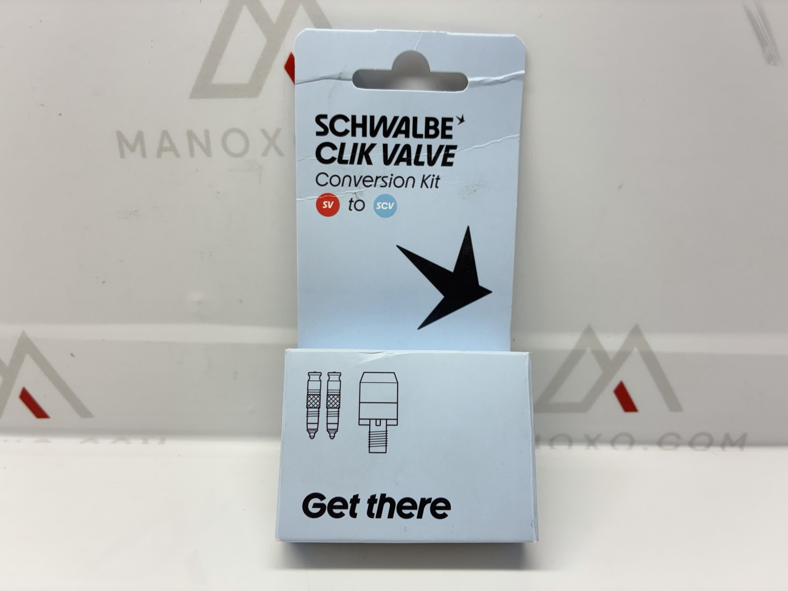 Schwalbe Clik Bicycle Valve Conversion Kit - Presta Valves, Pair with Schwalbe Clik Bicycle Valve Conversion Kit - Presta Valves, Pair with