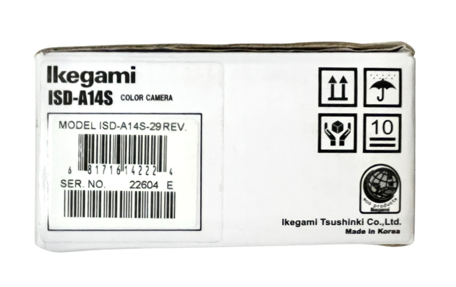 Ikegami ISD-A14S-29 Mini Cube Color Camera 2.5MM with AC/DC Converter Ikegami ISD-A14S-29 Mini Cube Color Camera 2.5MM with AC/DC Converter